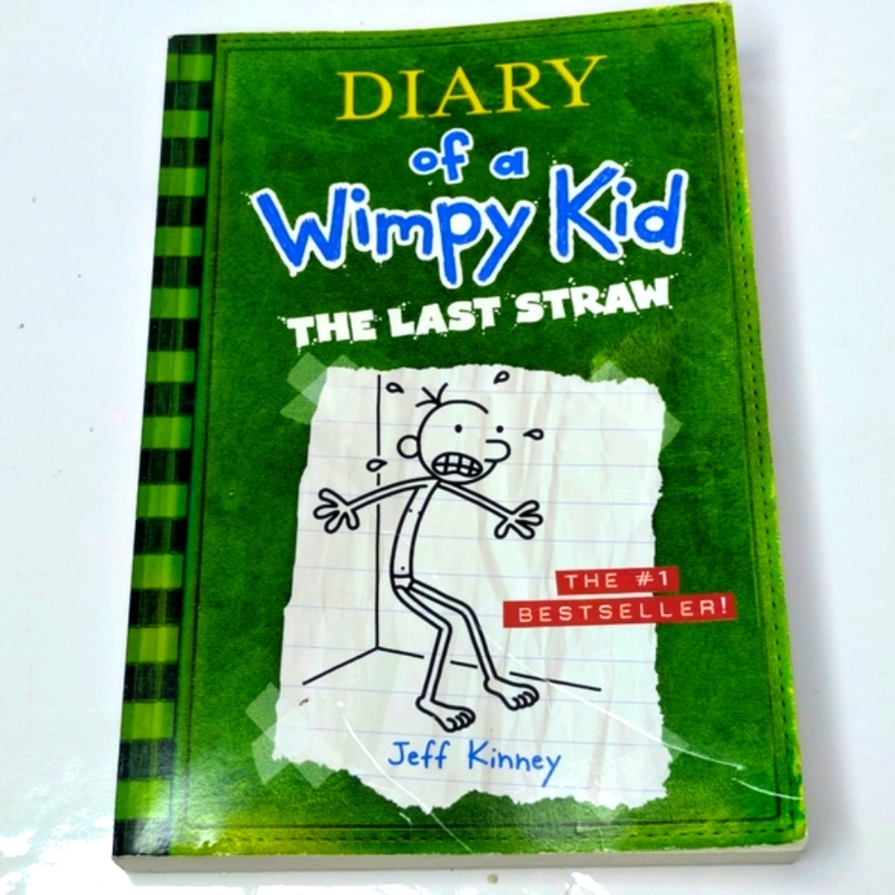 Diary of a Wimpy Kid: The Last Straw - 2009 Jeff Kinney paperback Good Condition